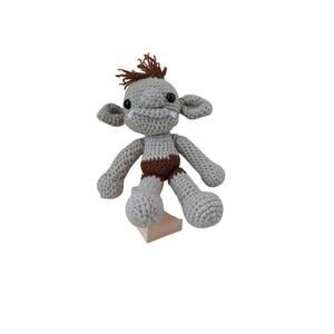 Cute handmade crochet ogre
